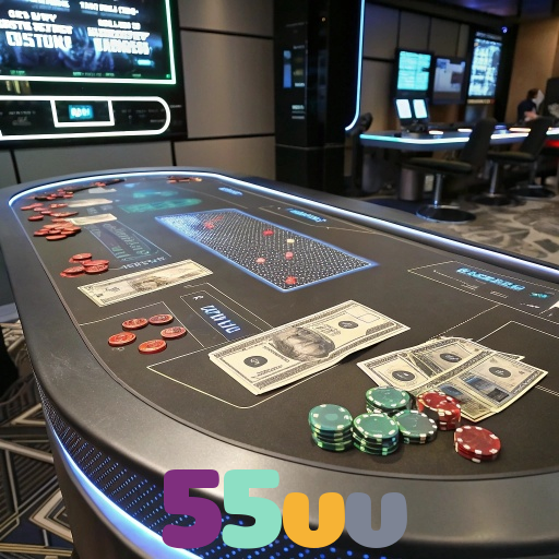 55vv：Aposte no futebol, jogue poker e conquiste vitórias épicas!